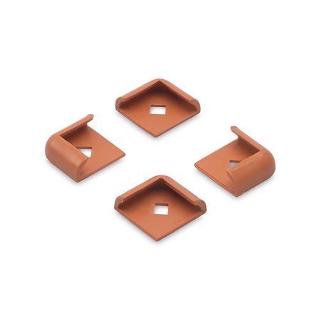 Rodoplast esquinero Cuero 9.5 mm x 4 unidades Nefusac