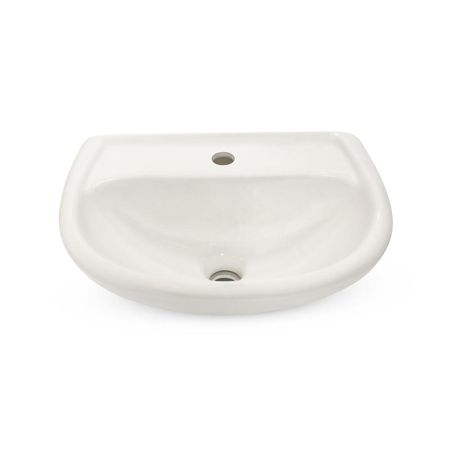 Lavatorio Ovalado Italgrif Aruba Blanco de Loza Vitrificada