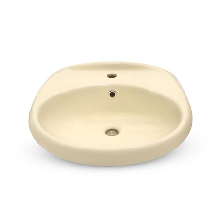 Lavatorio Ovalado Italgrif Nuevo Cancún Vitrificado Beige