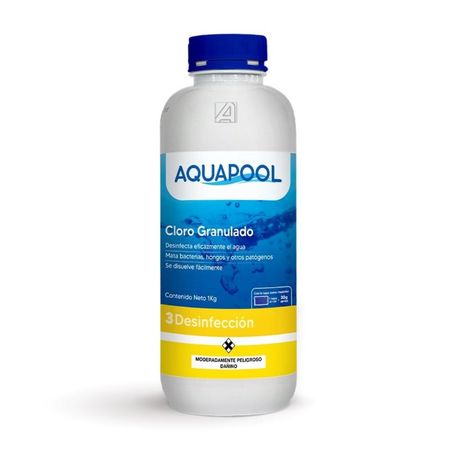 Cloro granulado 1kg Aquapool