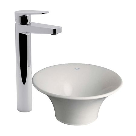 Mezcladora para Lavatorio Monocomando al Mueble Fv Zoe Alta Plata