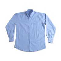 Camisa Oxford Celeste XL Werken Manga Larga 60% Algodón 40% Poliéster