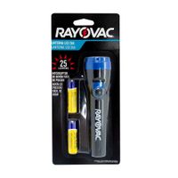 Linterna de Goma Rayovac Blister 2AA con Pilas