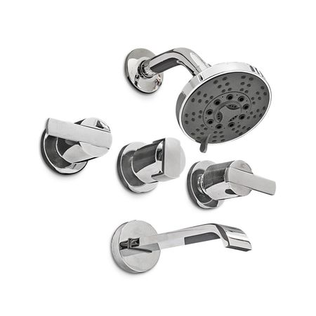 Mezcladora de ducha-tina Buzios Lever con salida Italgrif