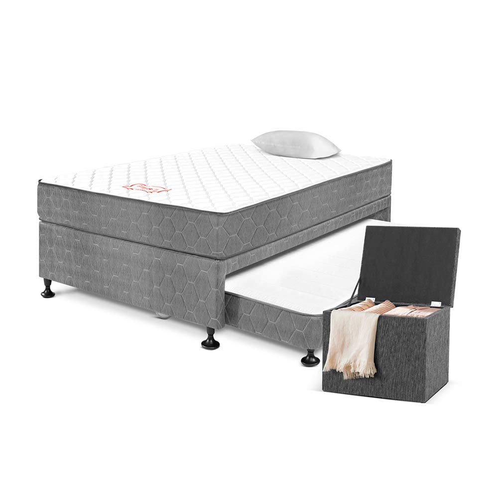 Cama Diván Paraiso 1.5 Plazas + Baúl