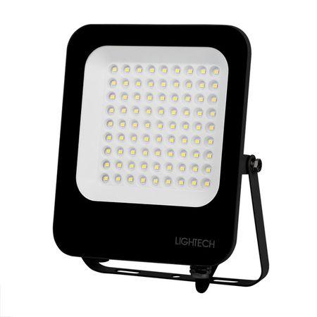 Reflector LED Eco 50W Lightech Negro Luz Fría