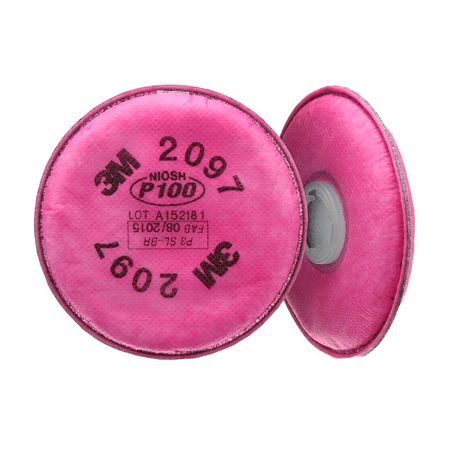 Filtro 3M polvos partículas y olores P100 2097 x 2 unidades