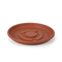 Plato de PVC Circular Reyplast Palmeto Terracota 26.5cm
