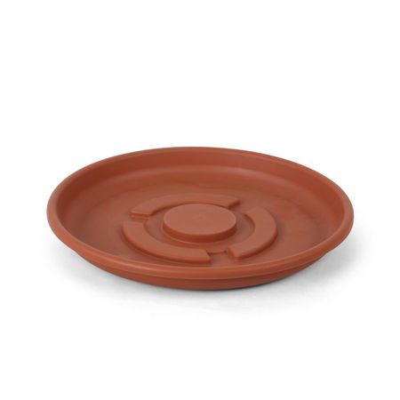 Plato de PVC Circular Reyplast Palmeto Terracota 26.5cm