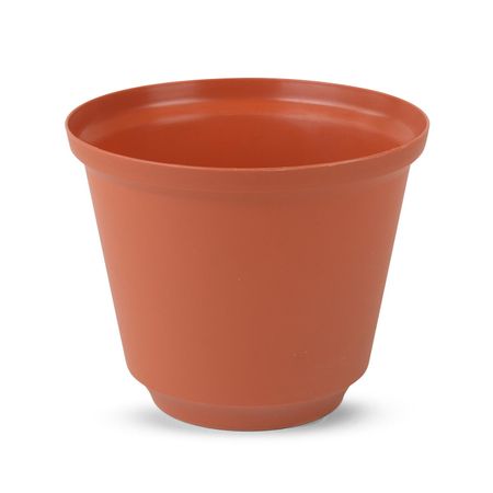 Maceta de PVC Circular Reyplast Tulipán #16 en Color Terracota