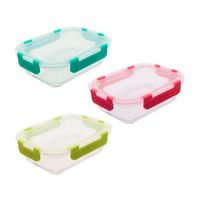 Taper Hermético de Vidrio Keep Rectangular 640ml Transparente