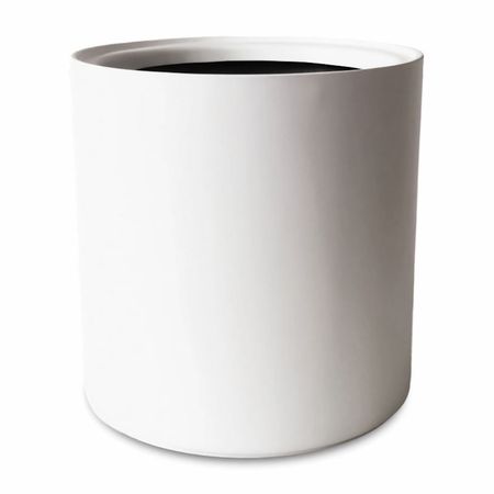 Maceta Cilíndrica Fibra de Vidrio 30x30cm Mas Garden Blanco