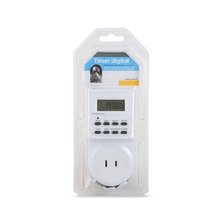 Timer Digital MSTD House Blanco PVC 220V