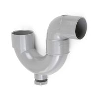 Trampa U 2"" para Lavadero con Registro Pvc Nicoll