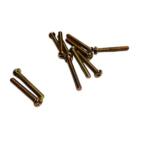 Tornillo Stovebolt cabeza redonda M-4 x 30mm x10 Werken