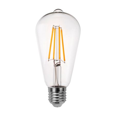 Foco LED Orange Pera Clear E27 8w Luz Cálida