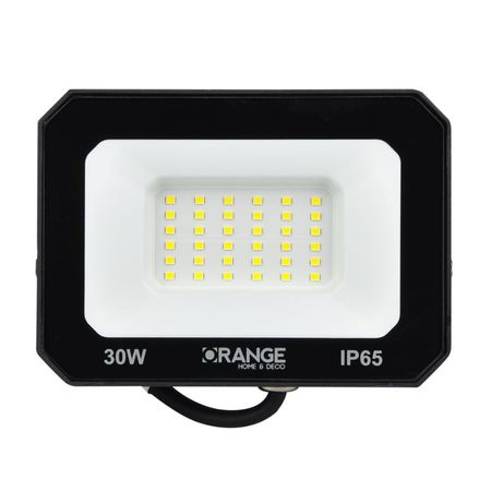 Reflector LED Orange 30w Negro Luz Fría