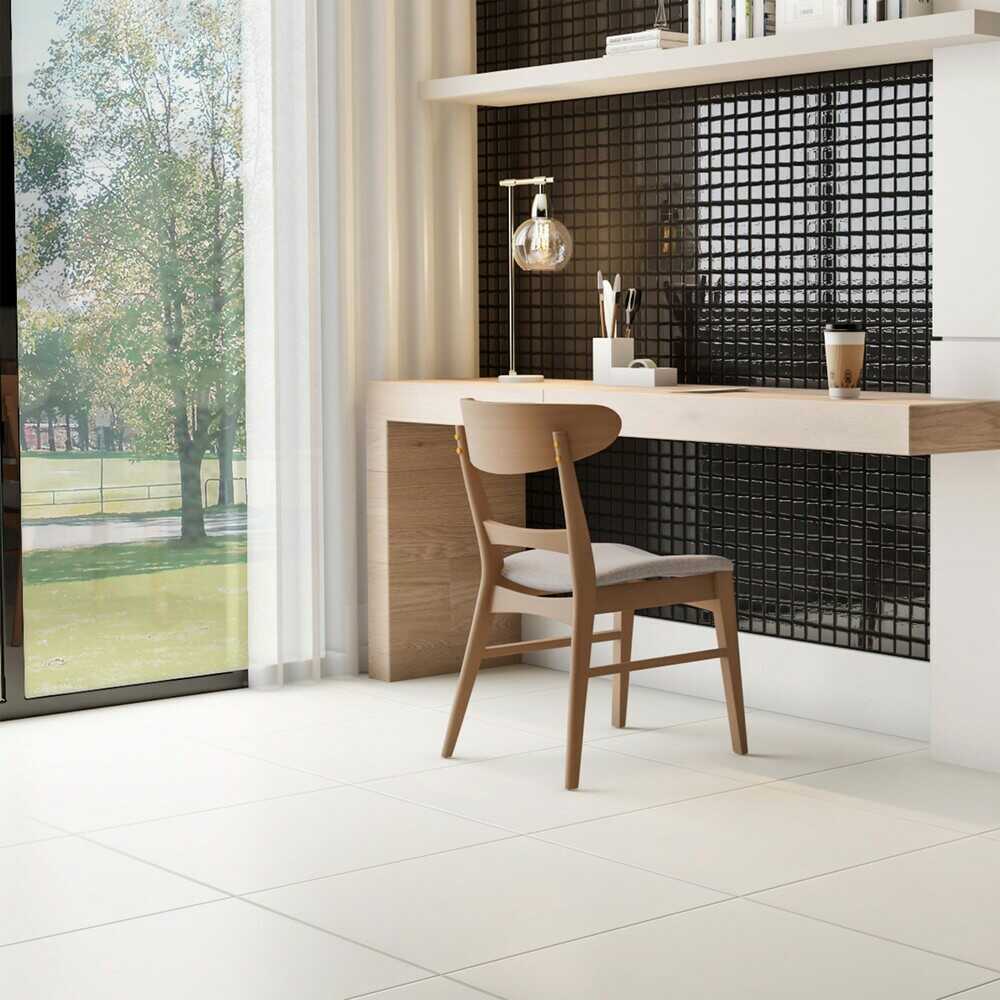 Piso Cementicio Infinita Blanco 60.3x60.3 2.20m2 Pointer