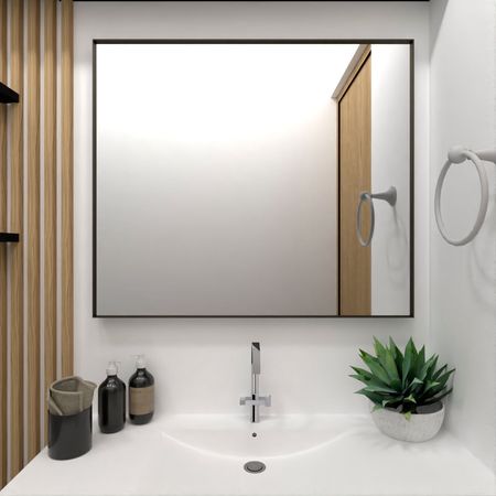 Espejo de Baño Onix Rectangular 65x75cm Tuhome