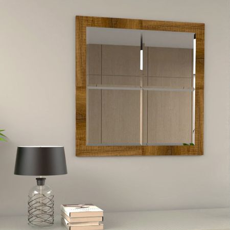 Espejo Olivo Cuadrado 92x92cm Tuhome