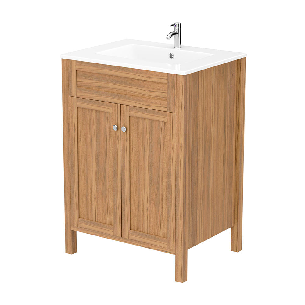 Vanitorio Hermes MDF Melamine 60cm Modelo Hermes Color Miel