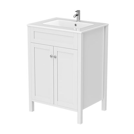 Vanitorio Hermes Melamine 60cm Blanco Orange