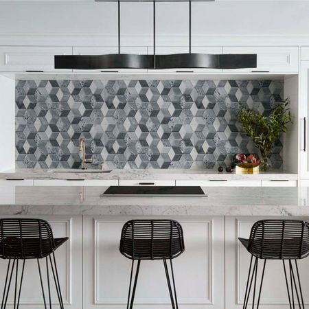 Pared Materium Rombus Cement Brillo 30x60cm 1.62m2 Klipen