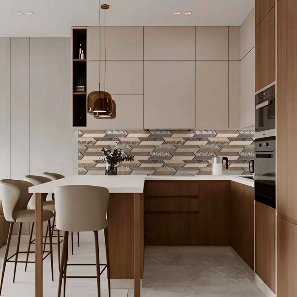 Pared Mood Brown Mix Brillo 30x60cm 1.62m2 Klipen