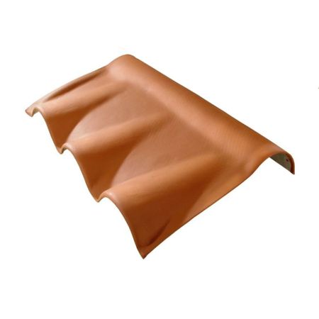 Cumbrera Inferior Teja Andina 70x35cm 5mm Eternit