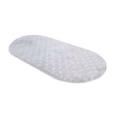 Alfombra para baño antideslizante Frost Transparente