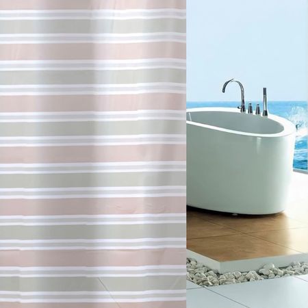 Cortina de baño Peva Rayas Pitukasa