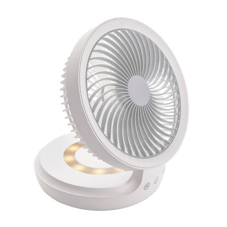 Ventilador de Mesa Equation USB Plegable 19cm 5w Blanco