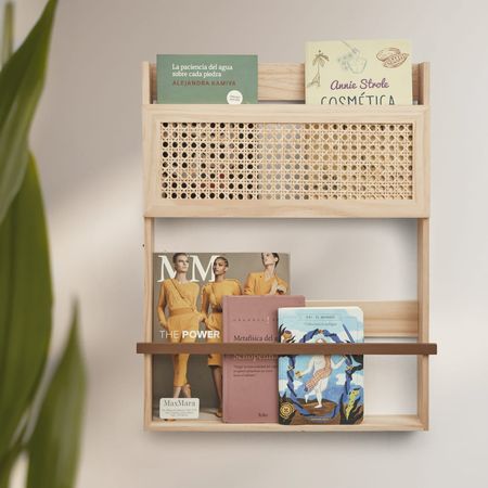 Estante de pared 2 niveles Casa de Aves Orange