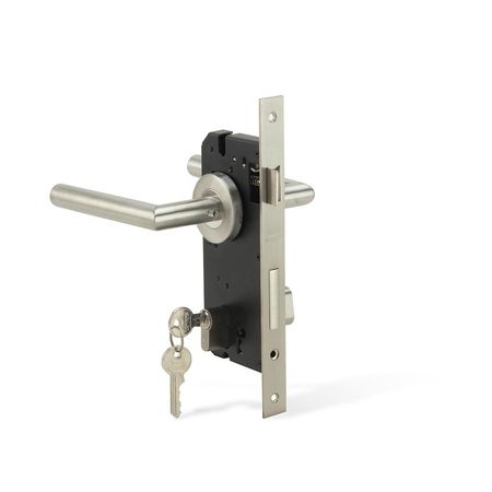 Cerradura Embutir Acero Inoxidable Lotus Dubai Interior 2g Der C/Manija