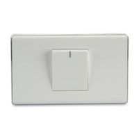Conmutador Simple Deco Orange Blanco de Poliuretano