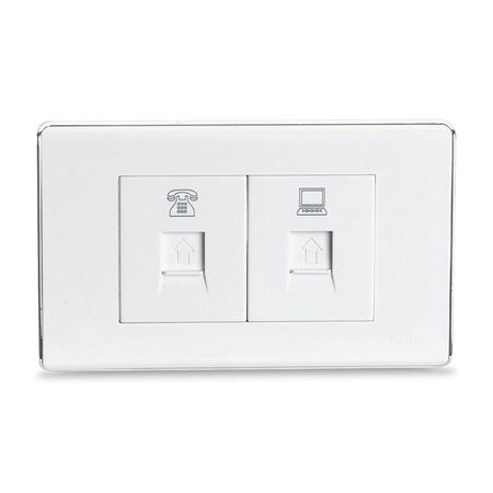 Toma Telefónica + PC Deco Orange