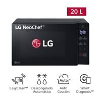 Horno Microondas LG 20L MS2032GAS EasyClean Negro