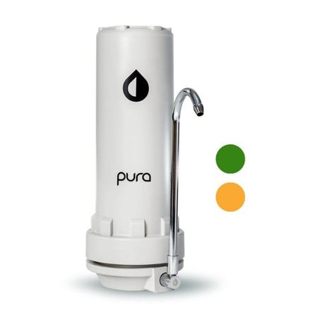 Purificador de Agua Pura Pacífico Plus Gris de Mesa ABS