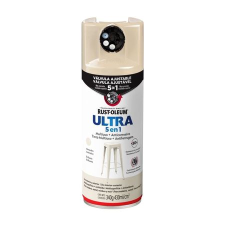 Spray Rust Oleum 5 en 1 Almendra Brillante 340 g