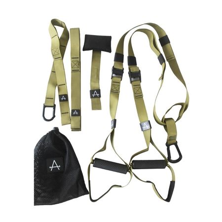 Set de Bandas de Suspensión Afit Verde Soporta hasta 400 kg