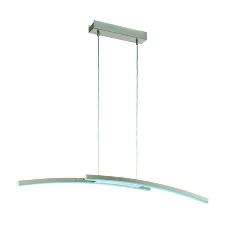 Lámpara Colgante Eglo Fraioli-c 17w Aluminio Plata 2 Luces