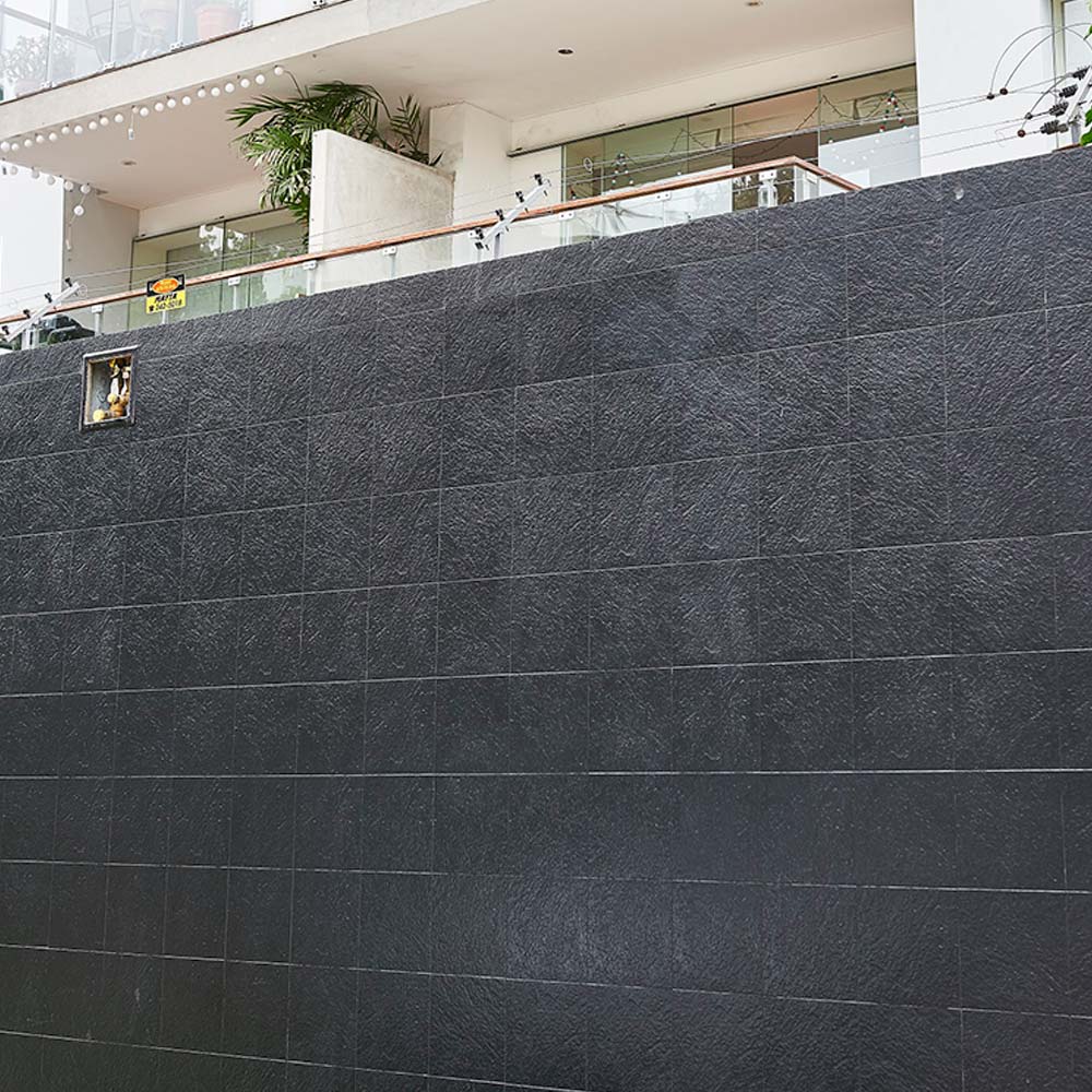 Fachaleta Piedra Torreón Carbón 33x33 cm Spazio