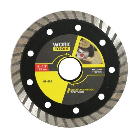 Disco de Corte Diamantado Turbo 115 mm Home Tools