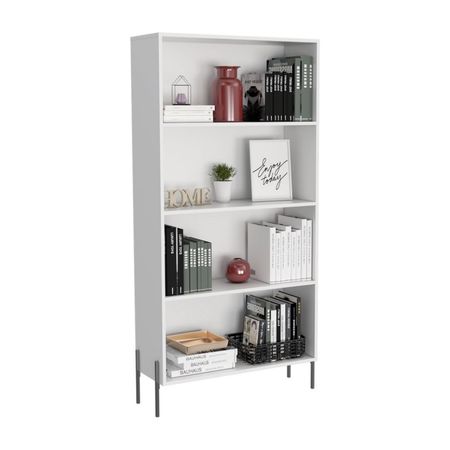 Librero Melamina Blanco Tuhome White Collection