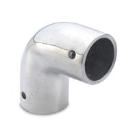 Codo de Aluminio Global Trader Modelo 1' Pulido Plata