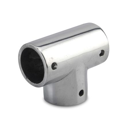 Tee de Aluminio Global Trader Modelo 1' Pulido Plata