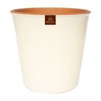 Maceta Cerámica Mestiza Zaia Morenacolor 20cm Crema Cono