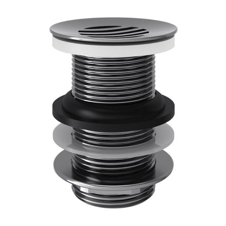 Desagüe con Rejilla Equation Cromado de Latón 1' 1/4