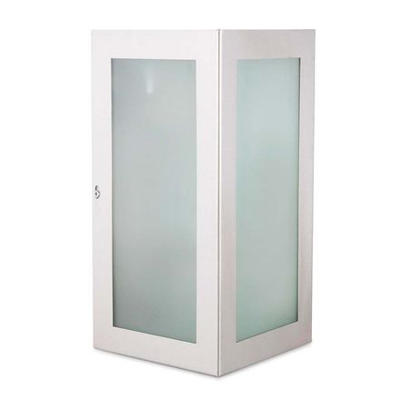 Aplique exterior Cubo Acero Grande 1 Luz Gocia