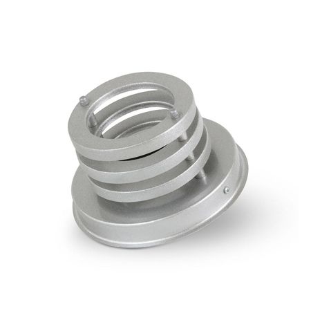 Spot incandescente 3 anillos 1 luz Aluminio Gocia